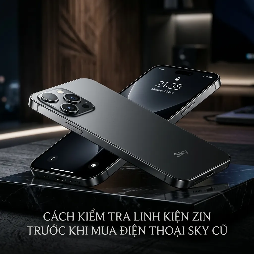 Cách kiểm tra linh kiện zin trước khi mua điện thoại Sky cũ