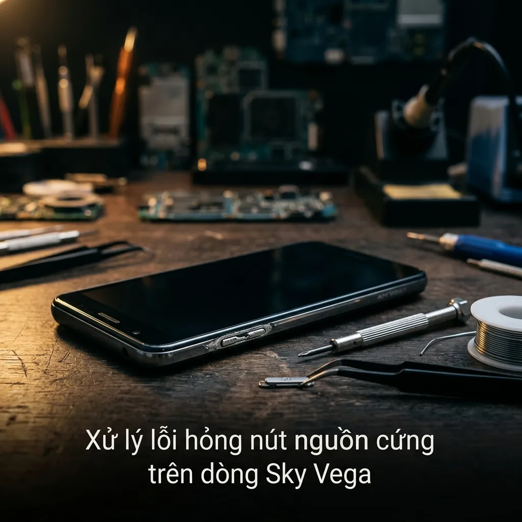 Xử lý lỗi hỏng nút nguồn cứng trên dòng Sky Vega